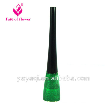 Sort de fleur mignon Glitter Liquid Eyeliner en vert